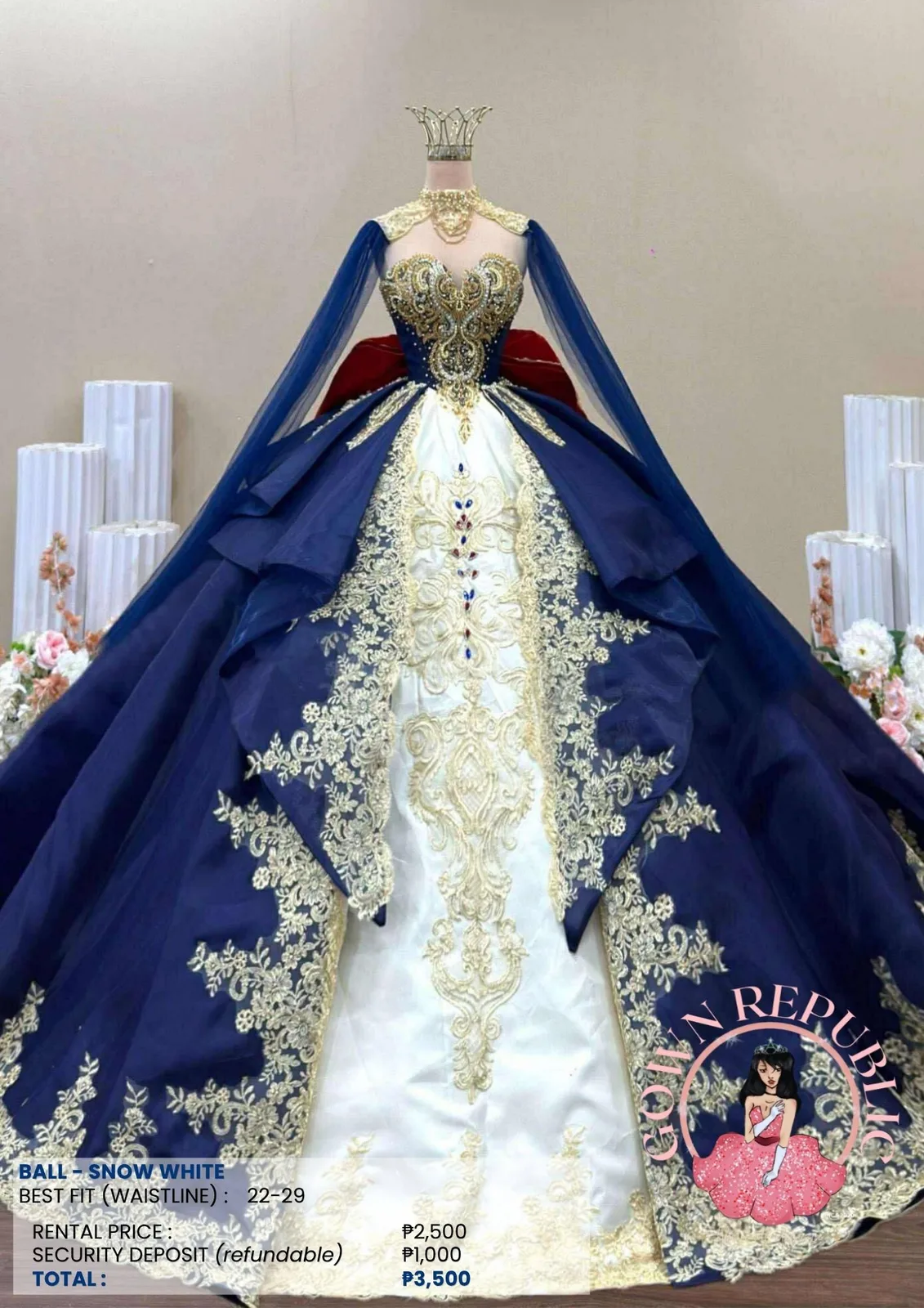 Ball Gowns: Blue 139